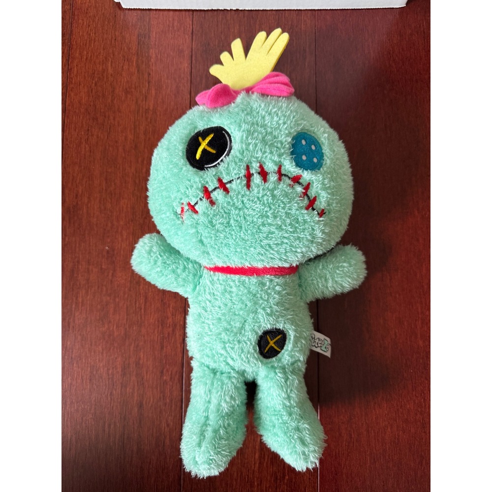 Disney Baby Cuteeze Scrump Plush Lilo & Stitch Rag Doll 10 Inch Mint Green